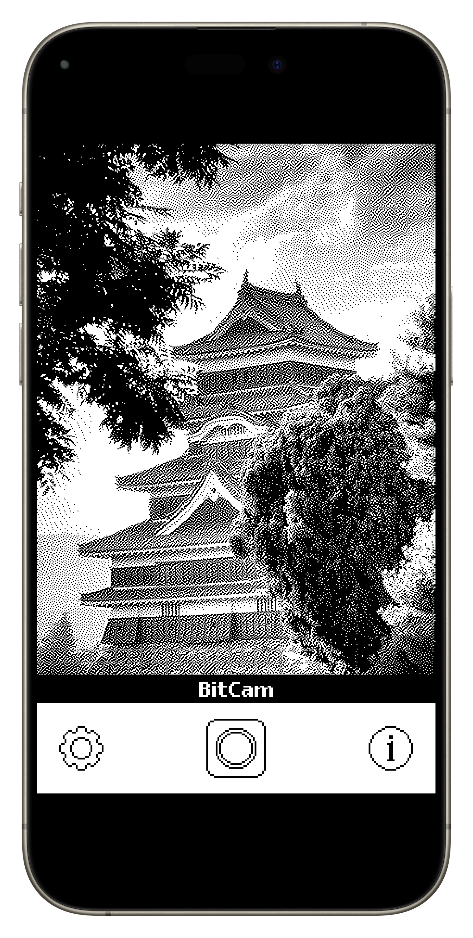 a screenshot of the Bitcam app